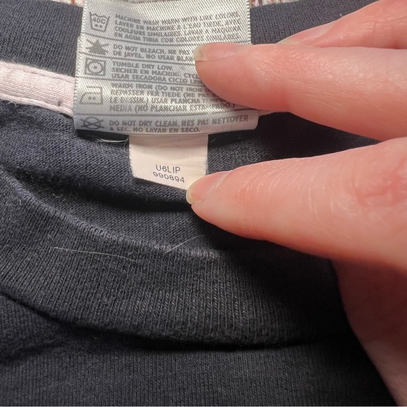 VTG Nike Y2k Athletic Black Shirt Youth Boys Size M‎ Swoosh Gray Tag Embroidered - Picture 6 of 7